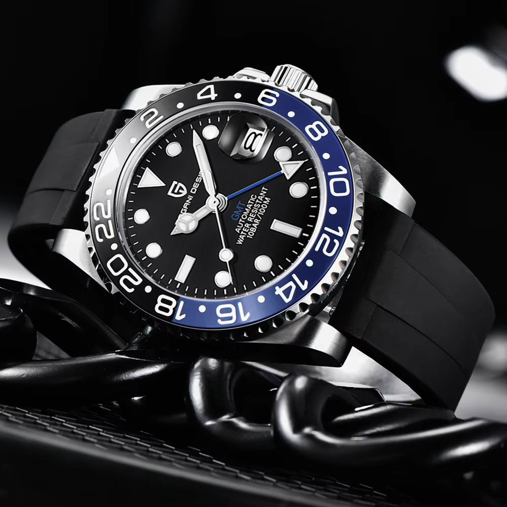 Rolex Watch Submariner - PAGANI DESIGN 40mm GMT Men's Mechanical