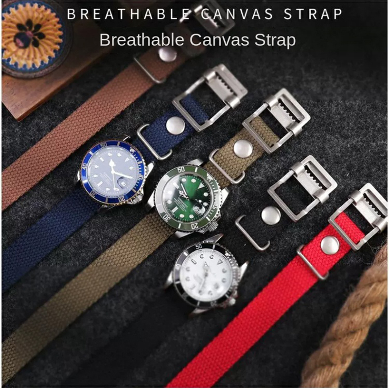 20mm 22mm 19mm 21mm High quali - Nato Strap Nylon recension och pris
