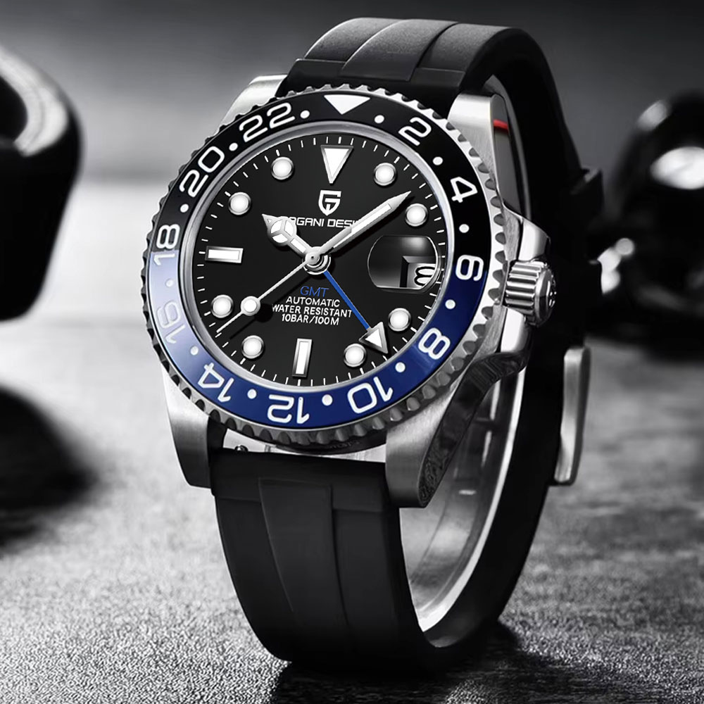 PAGANI DESIGN 40mm GMT Men's M - Rolex Watch Submariner recension och pris